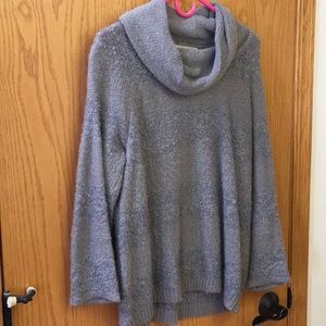 Design History grey cowl neck turtleneck